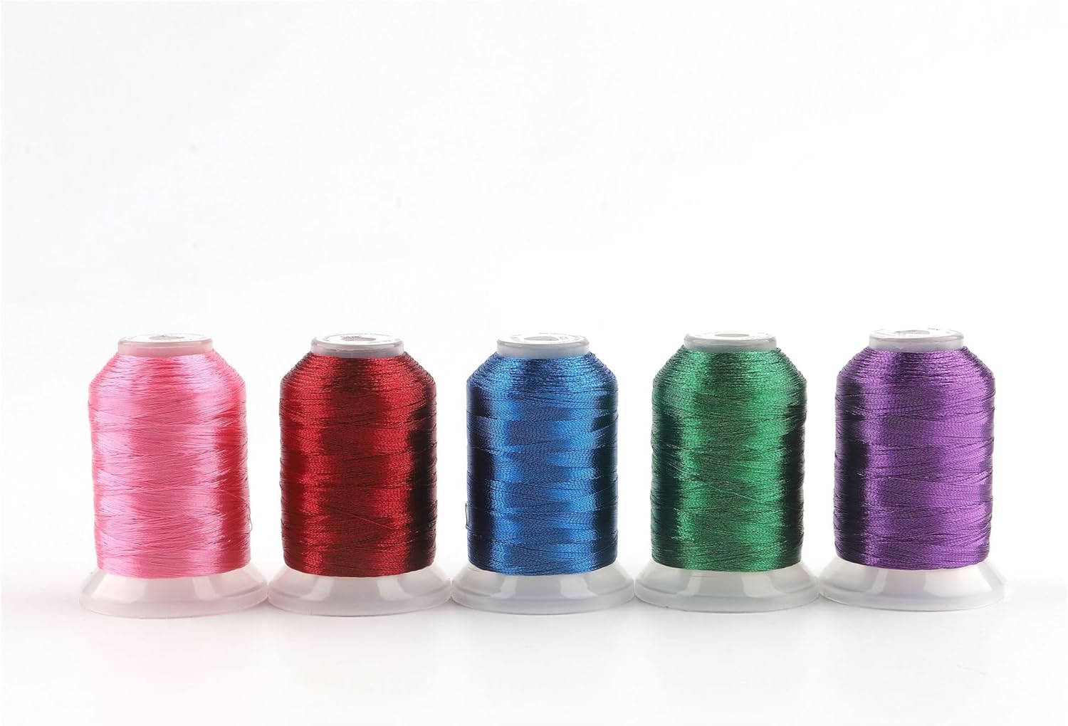 25 Assorted Colors Embroidery Machine Thread Kit 500M Each Spool for Decorative Sewing