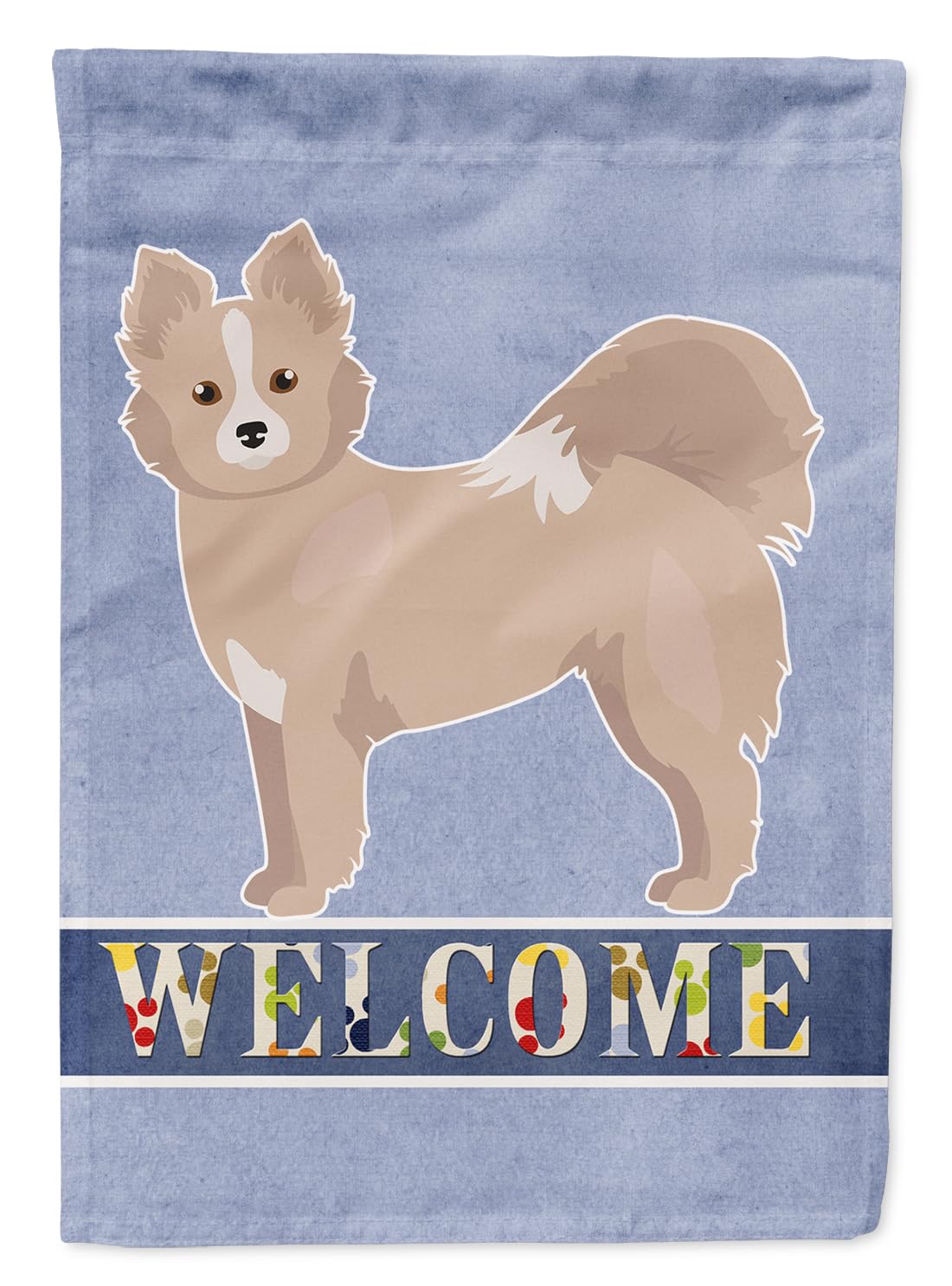 Pomchi Welcome drapeau multicolore pour décorer votre entrée de jardin