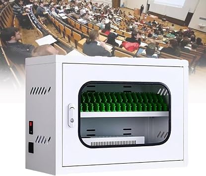 Rechargeable Mobile Phone Storage Locker, 12/20/30/40/50/60 Slots Cell Phone Charging Stations with Multi-Port Charger, Can Divided Storage, Compatible with Various Mobile Phone Models
