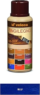 Veleca TIVAL COLOR TINGILEGNO Blu - ml. 250 - TINGENTE PER LEGNO DA INTERNO