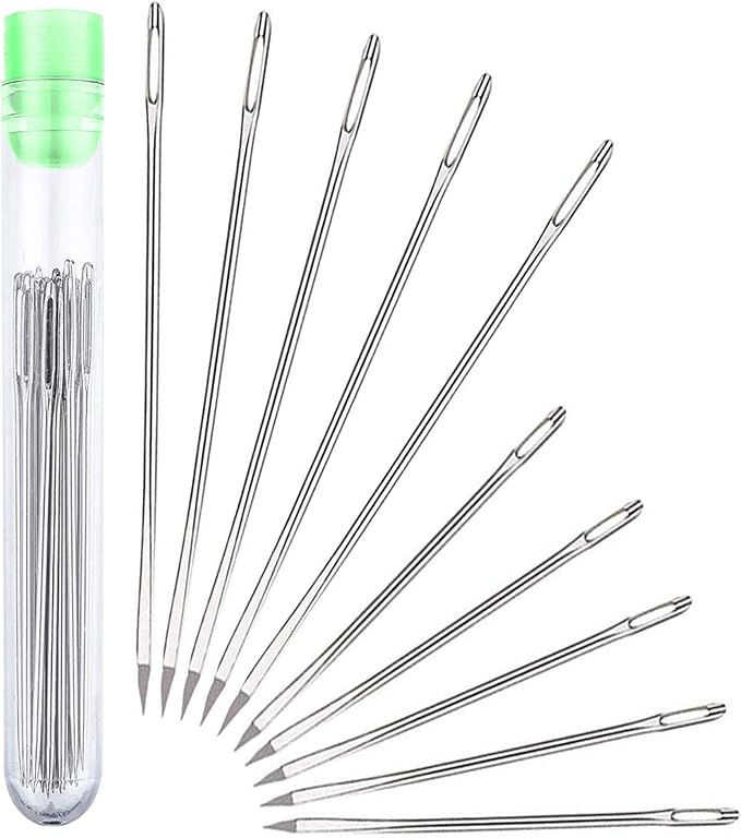 Professional Leather LargeEye Stitching Needles for