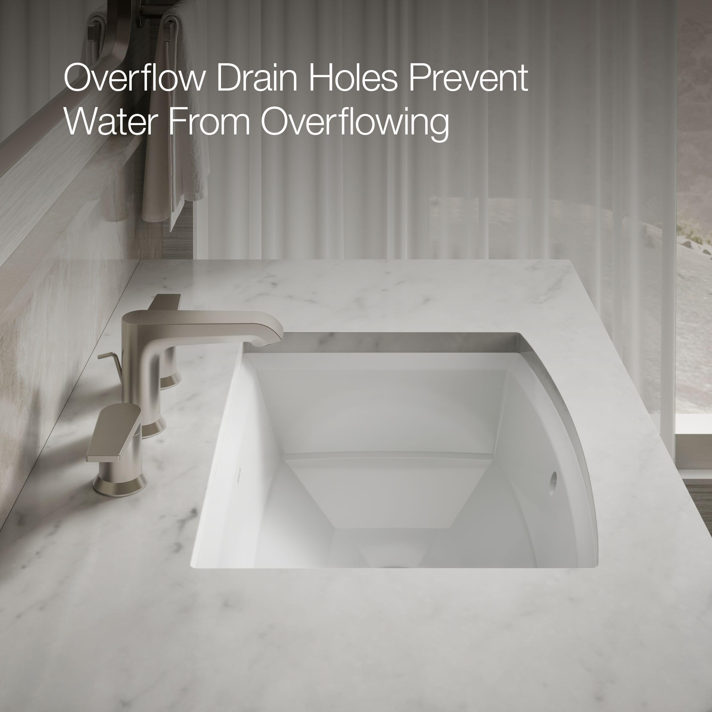 KOHLER K-2355-47 Archer Lavabo encastrable