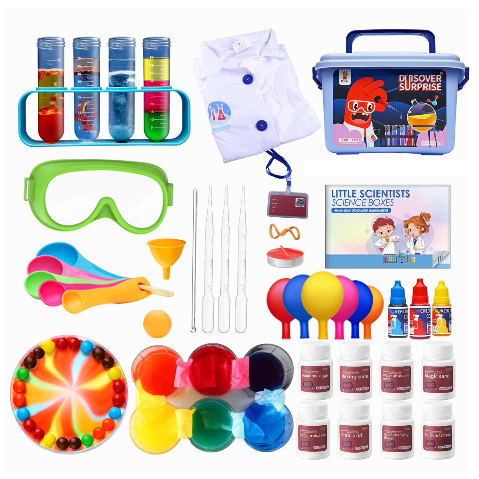 Toy Science Kit for Kids Ages 7+ Year Old Girls& Boys,Lab Chemistry Experiments Learning & Educational STEM Toys,DIY Project Set,Teen Girls Gifts,120+ Experiments (cl339)