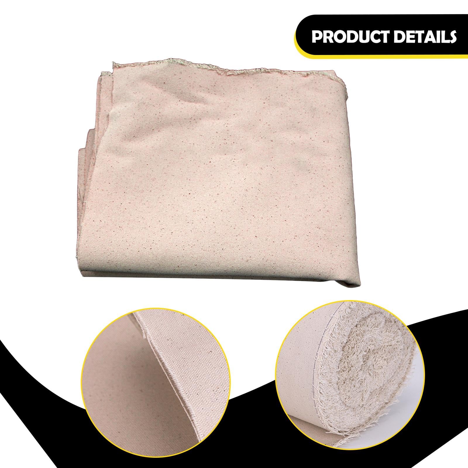 Entretela Termoadhesiva Loft Rollo de Lona para Planchar para Bolsos, Tapicería, Costura, Suministros para Manualidades, Manteles, Apto para El Hogar, 12 oz por Medio Metro, Individual