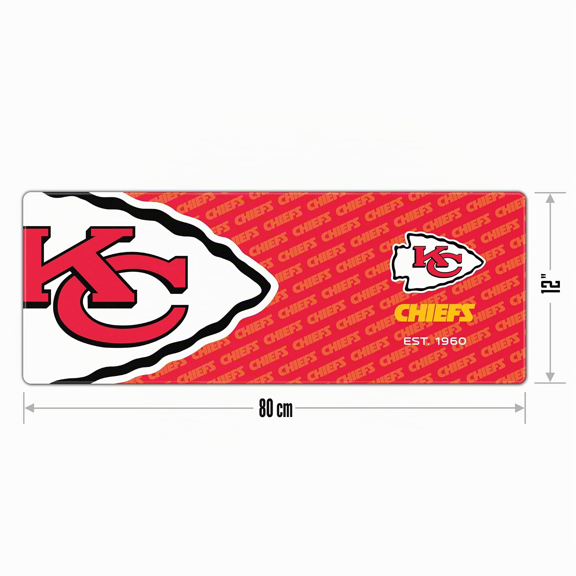 YouTheFan NFL Kansas City Chiefs Logo Serie Schreibtischunterlage SMU