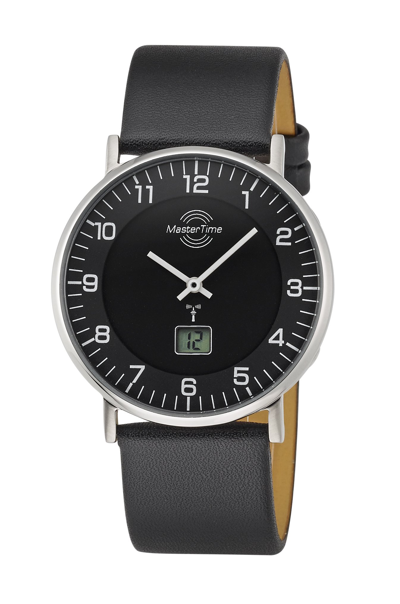 Master Time Funk Quarz Damen Uhr Analog-Digital mit Leder Armband MTGS-10560-22L