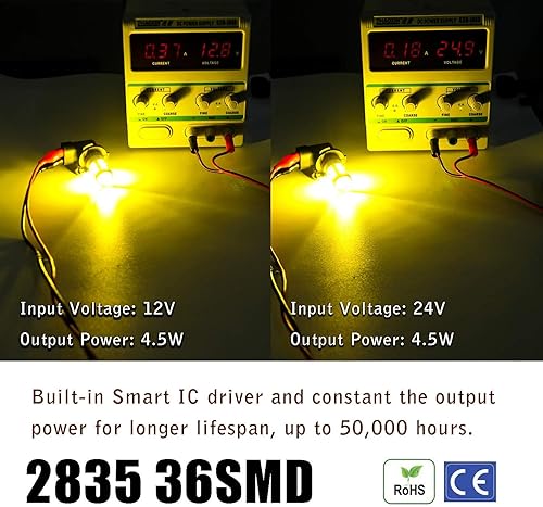 Vista 91 de Bombillas LED antiniebla superbrillantes de 3000 lm H8 H11, bombillas DRL de alta potencia 3030 chips con lente de proyector de repuesto