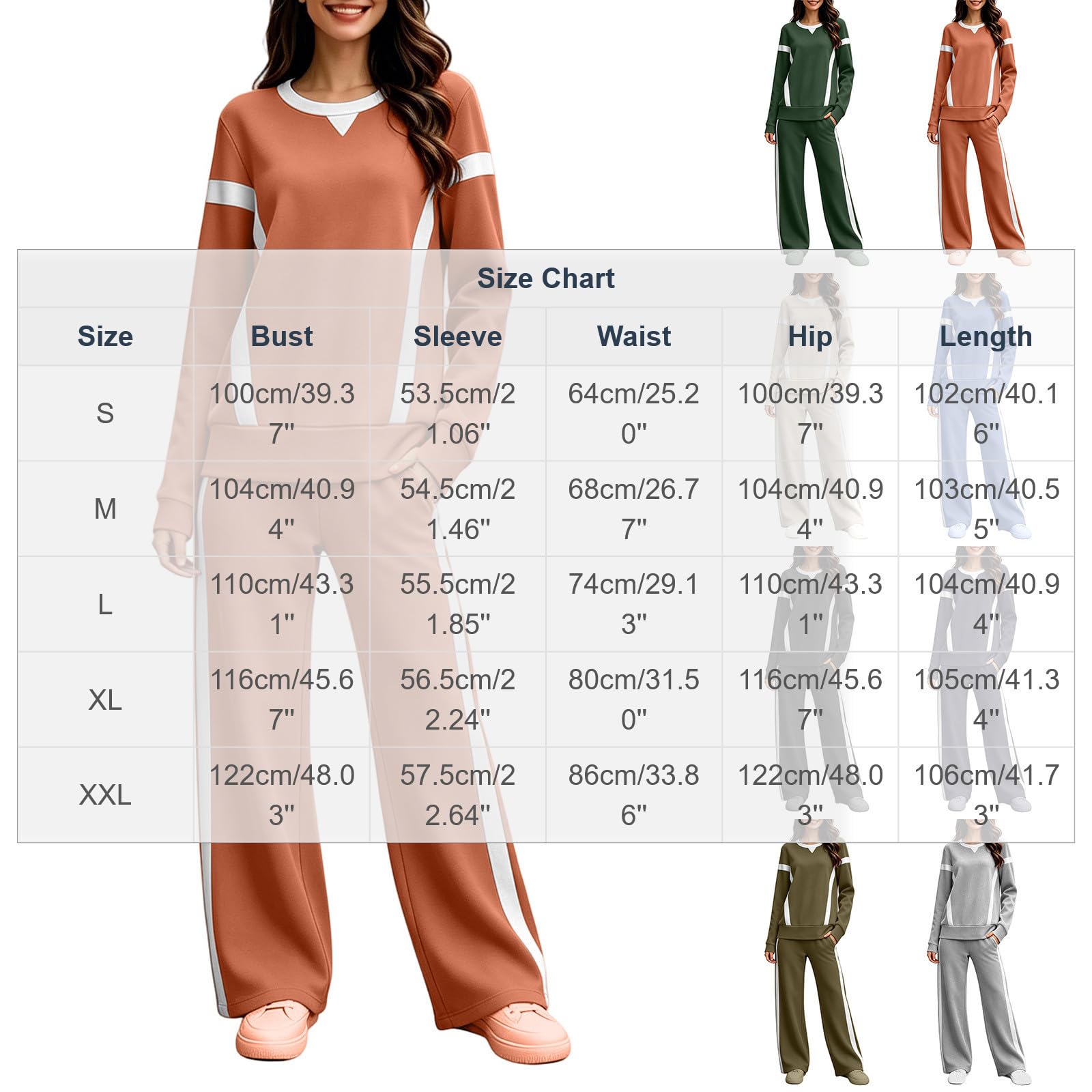 Completo Felpa Donna e Pantaloni Tuta Jogger Comfort Casual Coordinato