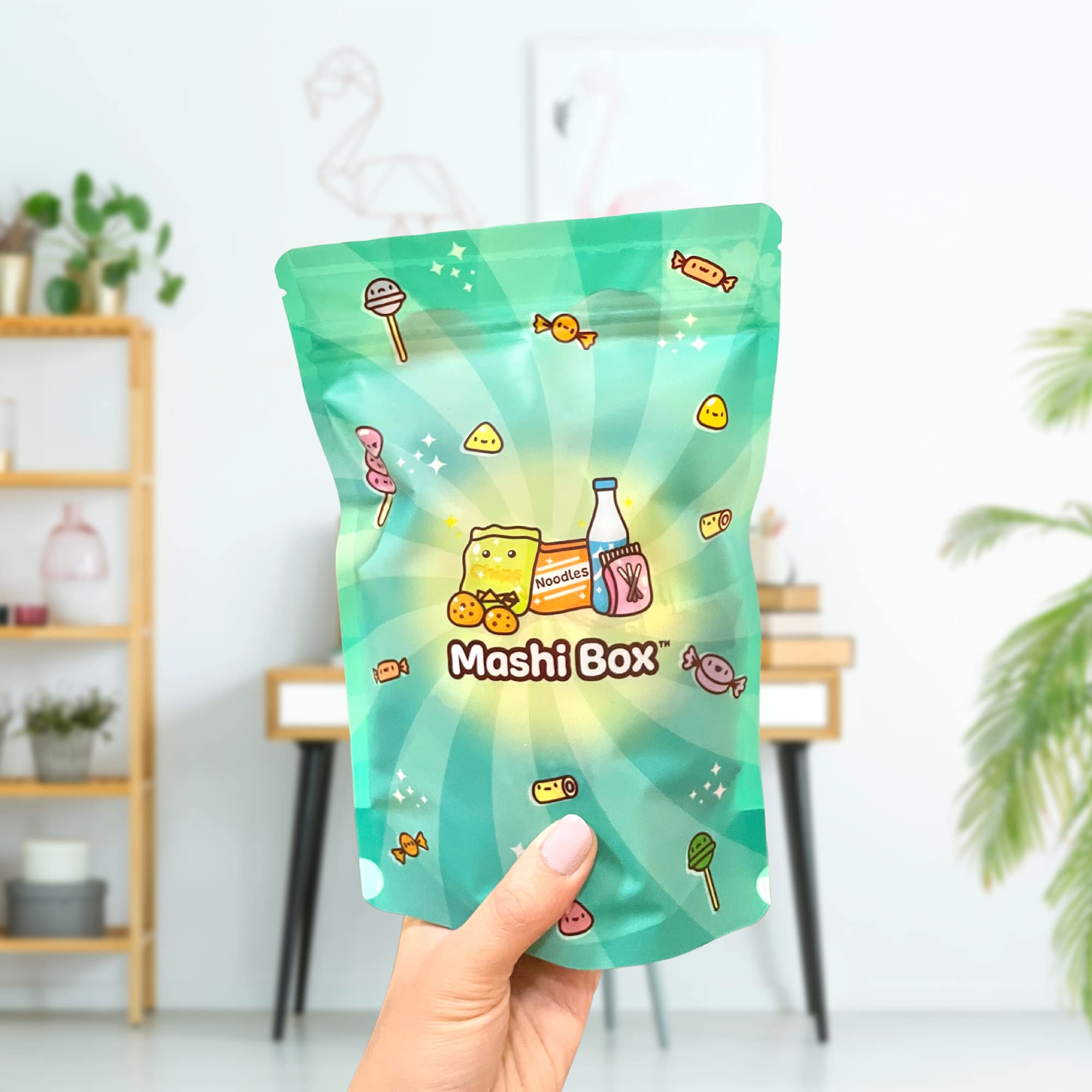 Mashi Box Japanese Candy Variety Pack 40 Pieces Gummies, Taffys