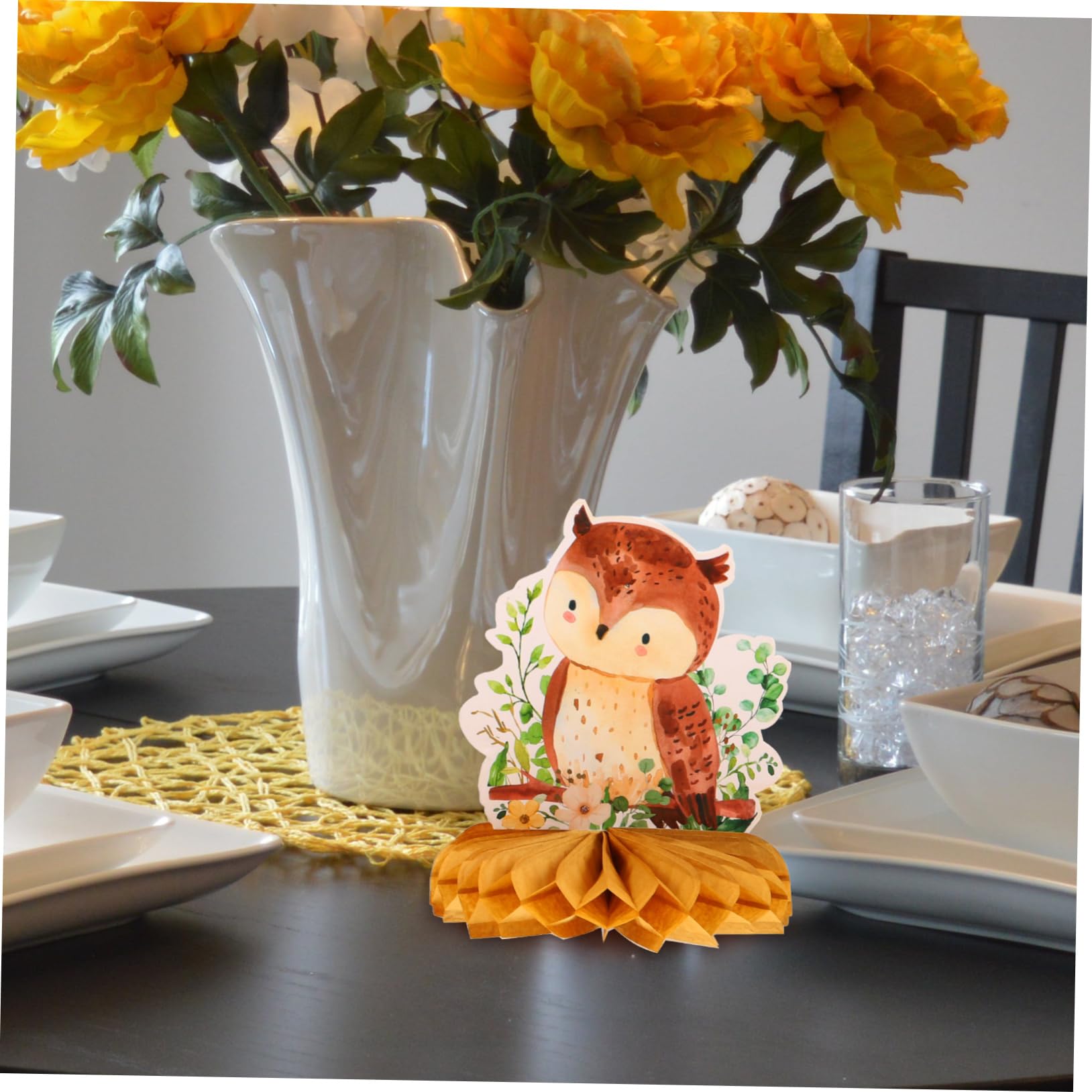 Toyvian 3 Set Decorazioni Compleanno Tema Animali con Decorazioni Ape Centrotavola per Feste Compleanno E Eventi 9 Pezzi * 3