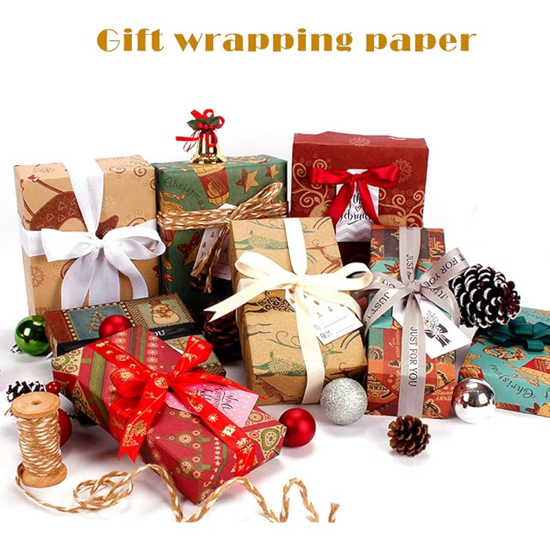 包装紙 クリスマス包装紙 9個 ラッピングペーパー ラッピング用品 クリスマスギフト 75x50 クリスマスツリー クリスマスdiyギフト包装紙 誕生日 お歳暮 花束 お酒の包装紙大判 クリスマスの装飾 耐久性と実用的 Tnb85i512c ラッピング材 Www Nessmaboutique Com