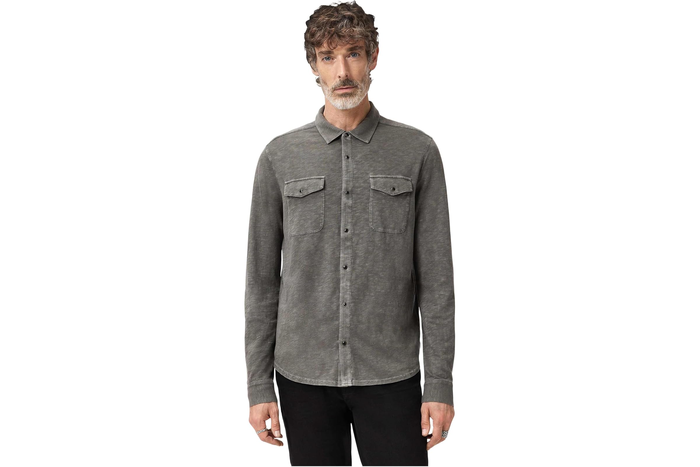 John Varvatos Arvon Knit Western Shirt K5061R25