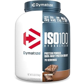 Dymatize Nutrition ISO-100 Hydrolysis 100 Whey Protein Separation Fudge Brownie 2 27 kg