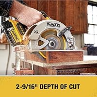 Vista 5 de DEWALT DCS570B sierra circular inalámbrica de 7-1/4 pulgadas, 20 voltios con freno, herramienta sola