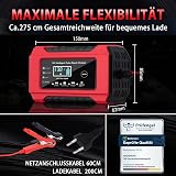 Car Battery Charger 12 V 6 A, HAUSPROFI Car Battery Charger with Repair Function & Winter Mode, Trickle Charger for Car, Motorcycle, AGM, Gel Battery - 2