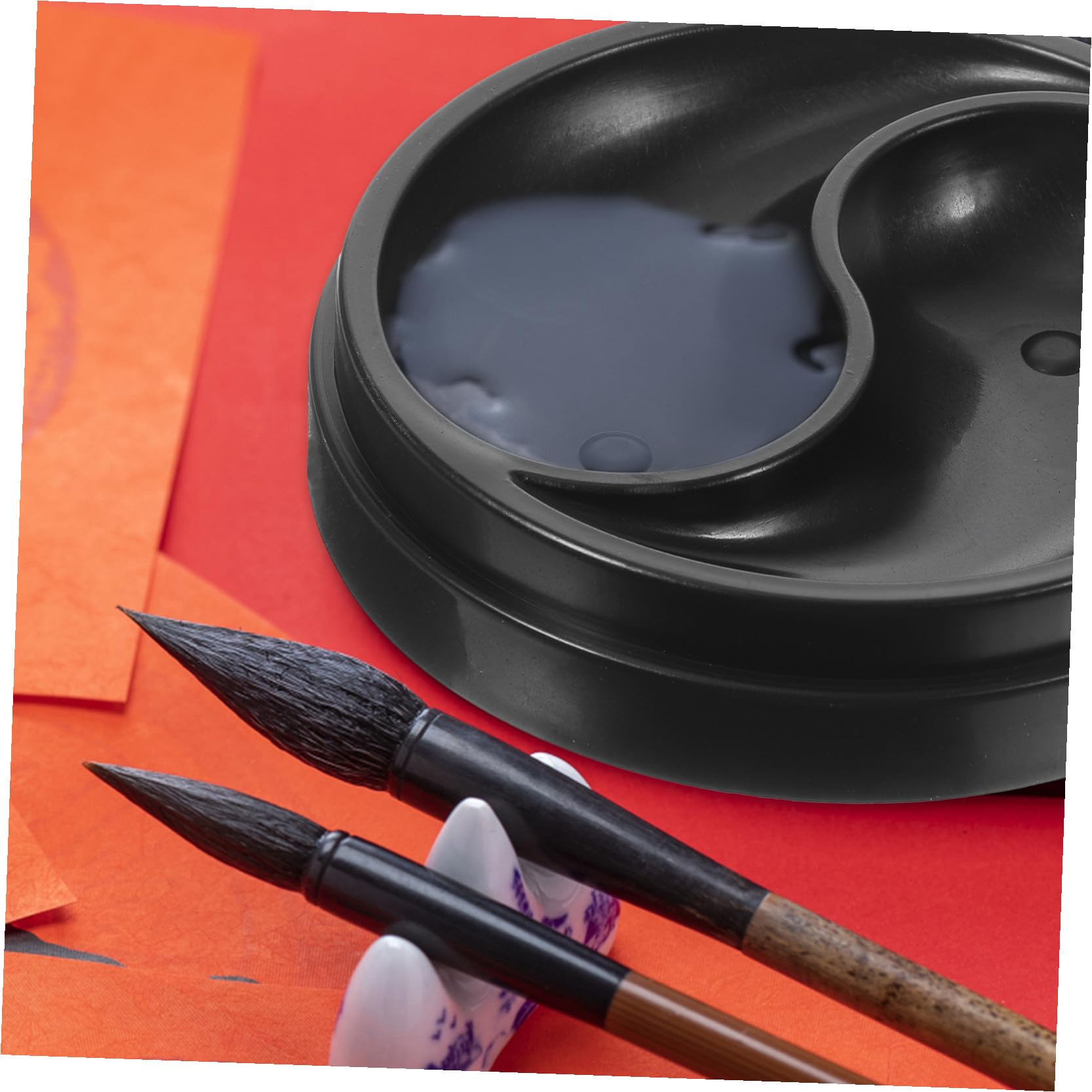 LALAFINA Set Calligrafia Domestico Carta e Pennello per Principianti | Telo Riscrivibile Assorbente, Accessori in Scatola Portaoggetti, Adatto a Pittura ad Acqua e Pratica Quotidiana