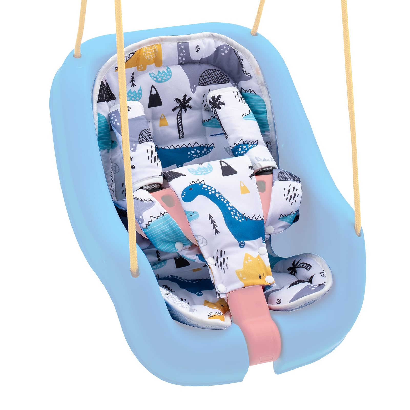 Toddler Swing Cushion for Little Tikes, Outdoor Baby Swing Pad with Strap Covers Set, Infant Swing Cushion Insert with 3D Breathable Mesh (NOT Included Swing) - Image 8