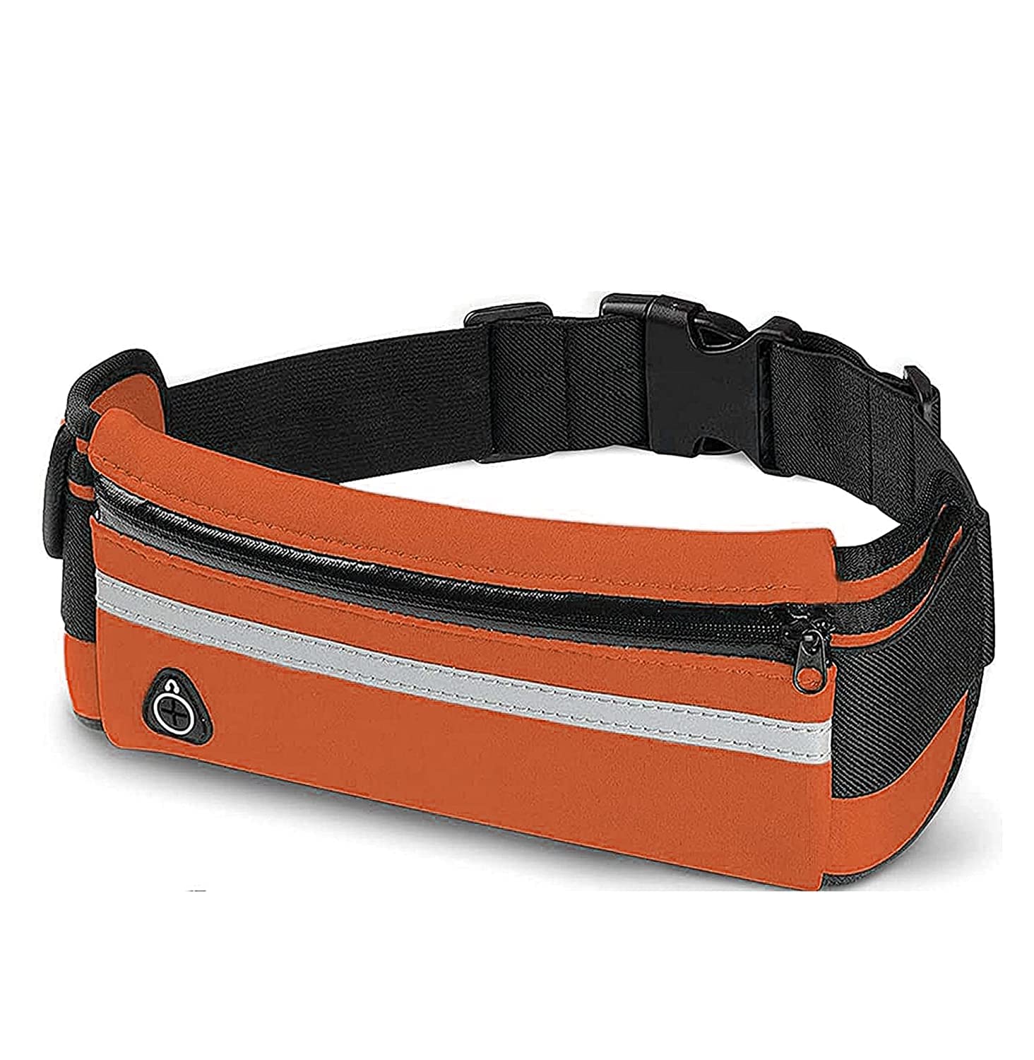 Waist Pack Bag | Running Waist Bag | Fanny Pack | Running Accessories | Belt Bag for Travelling, Walking, Hiking, Cycling | Waist Bag for Men & Women with Adjustable Strap (Orange)