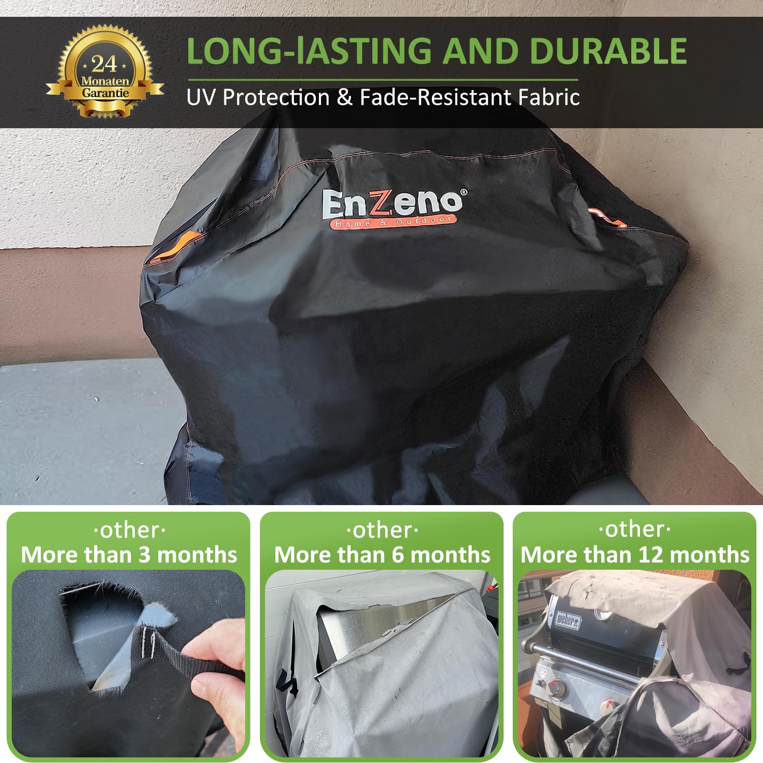 Copertura Barbecue A Gas Mutsitaz - Impermeabile, Antivento E UV Con Cinghie In Velcro 105x49x102cm