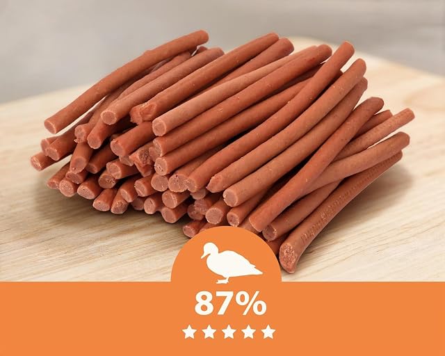 Foto 3 de 8 de MERSJO golosinas para perros - 87% Alto contenido de carne, sin aditivos, sin cereales ni azúcar, golosinas…