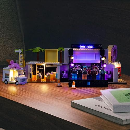 Miniatura 5 de BrickBling LED Light Kit Compatible with Lego BTS Dynamite 21339 Set, Creative Lights Compatible with Lego 21339, for BTS Fans (Lights Only, No