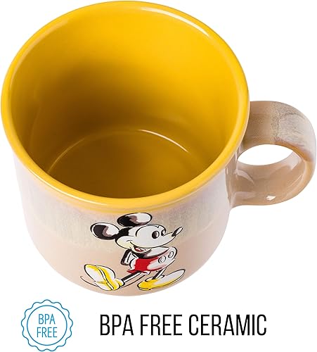 Vista 55 de Silver Buffalo Yellowstone Dutton Ranch Montana - Taza de cerámica de campamento con esmalte reactivo, 20 onzas