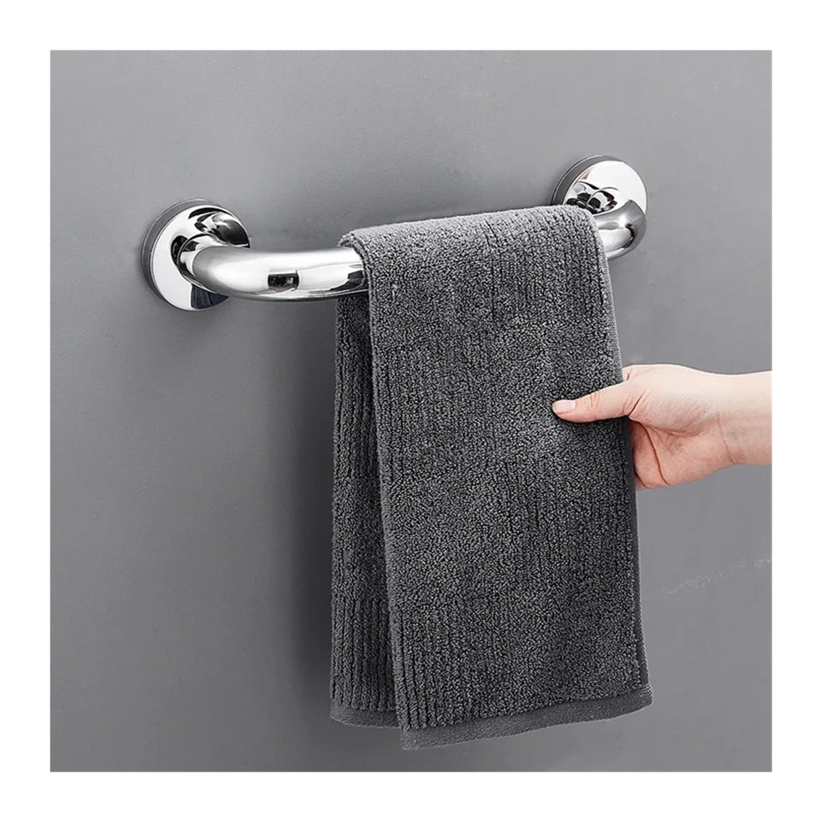 Pasamanos de Seguridad Acero Inoxidable for Inodoro Baño para Personas Mayores(60cm)