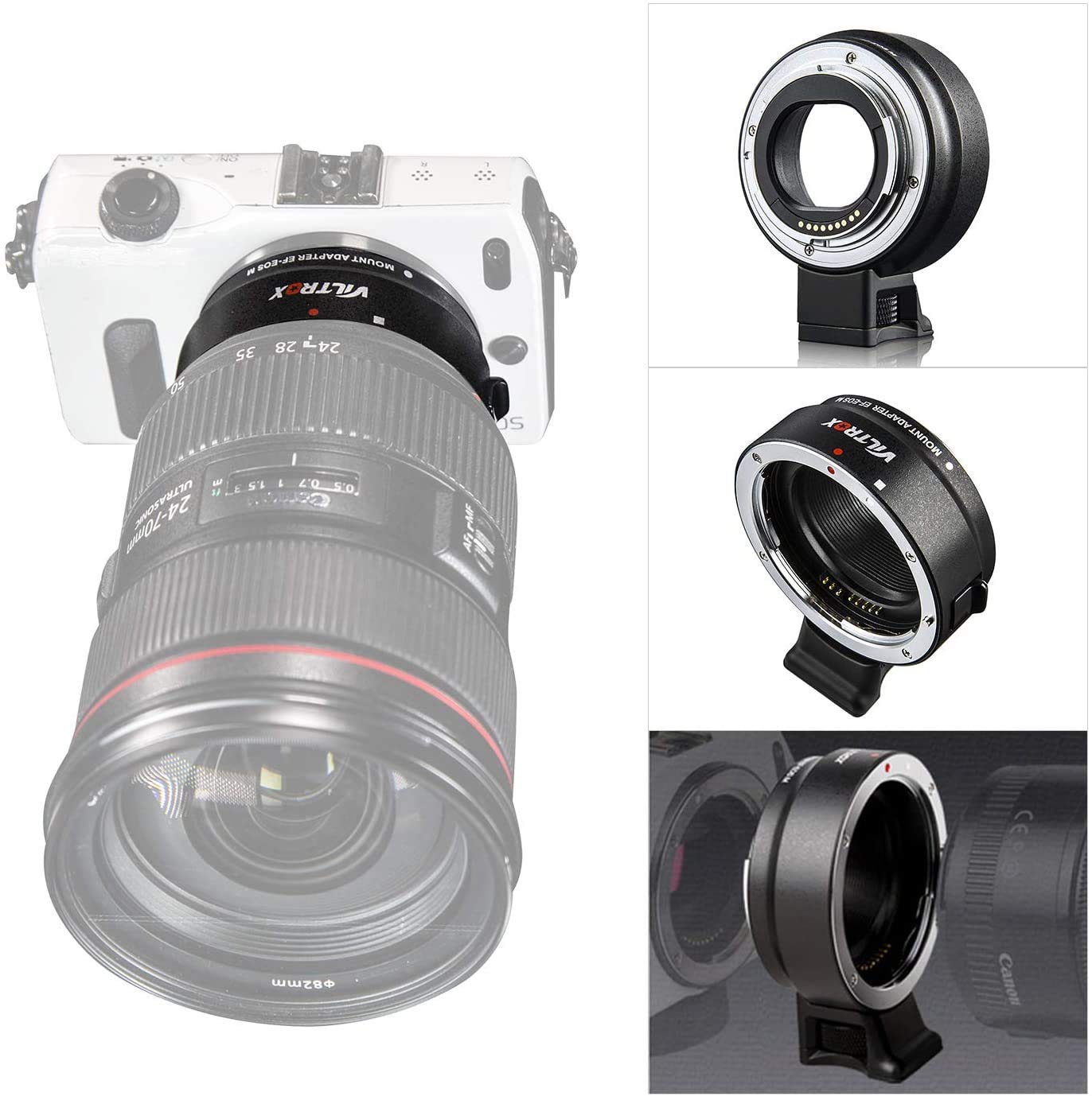 Amazon | VILTROX EF-EOS M レンズ マウント アダプター オート