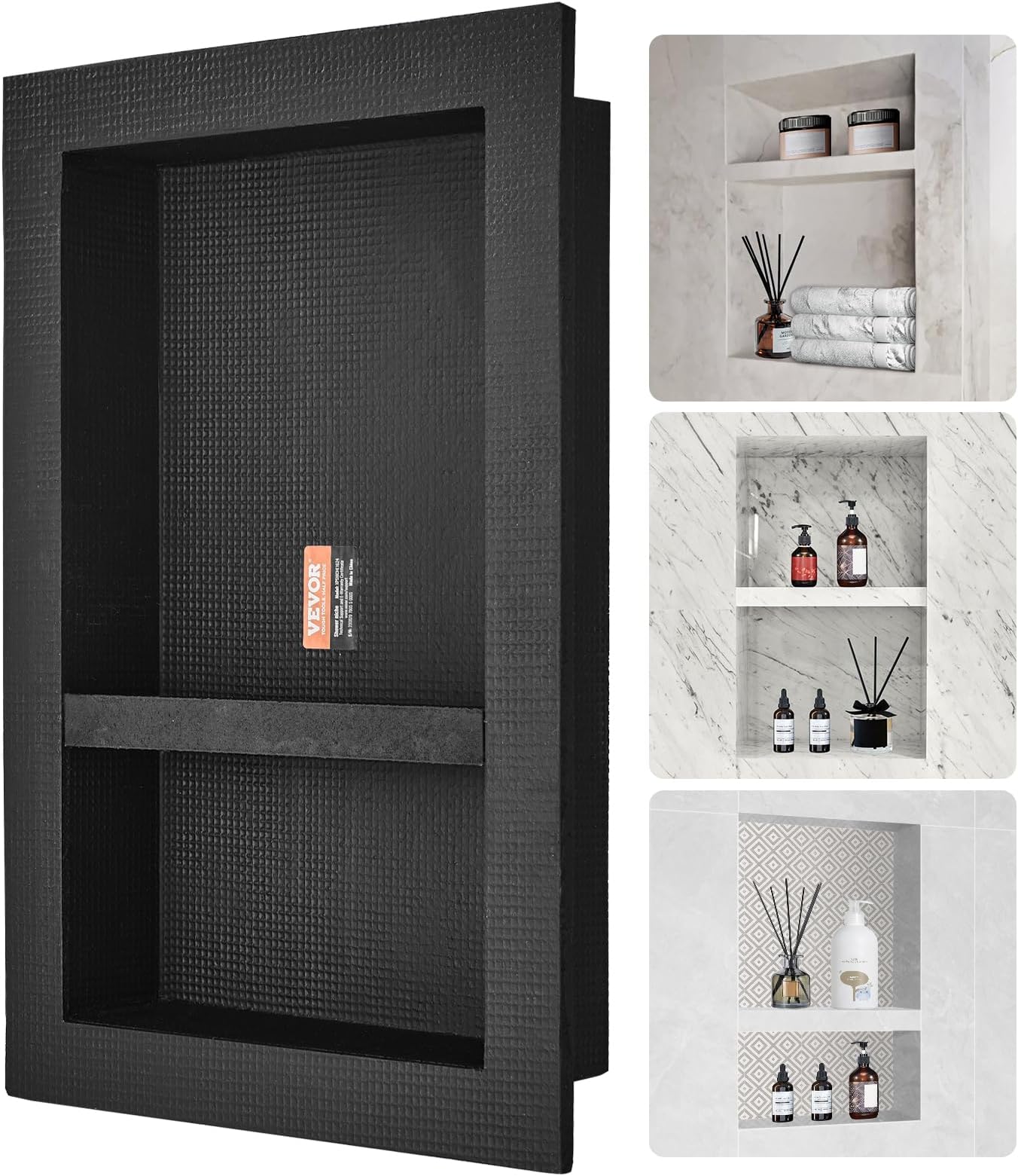 Ready for Tile Waterproof Leak Proof 16" x 20" Bathroom Recessed Shower ...