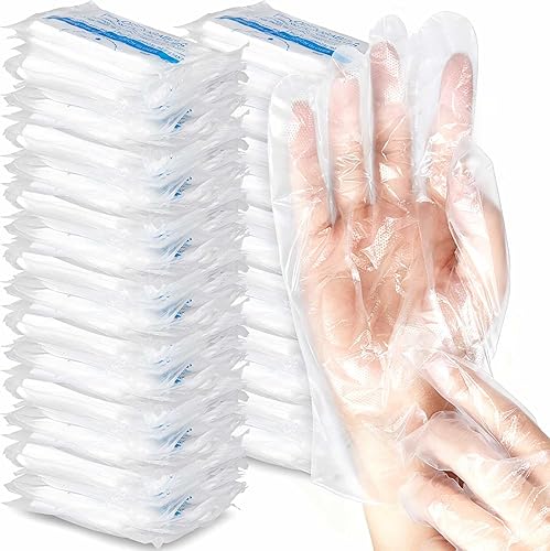 Mifoci 10000 guantes desechables de plástico, transparentes, talla única, adecuados para manipulación de alimentos, cocina, limpieza y más