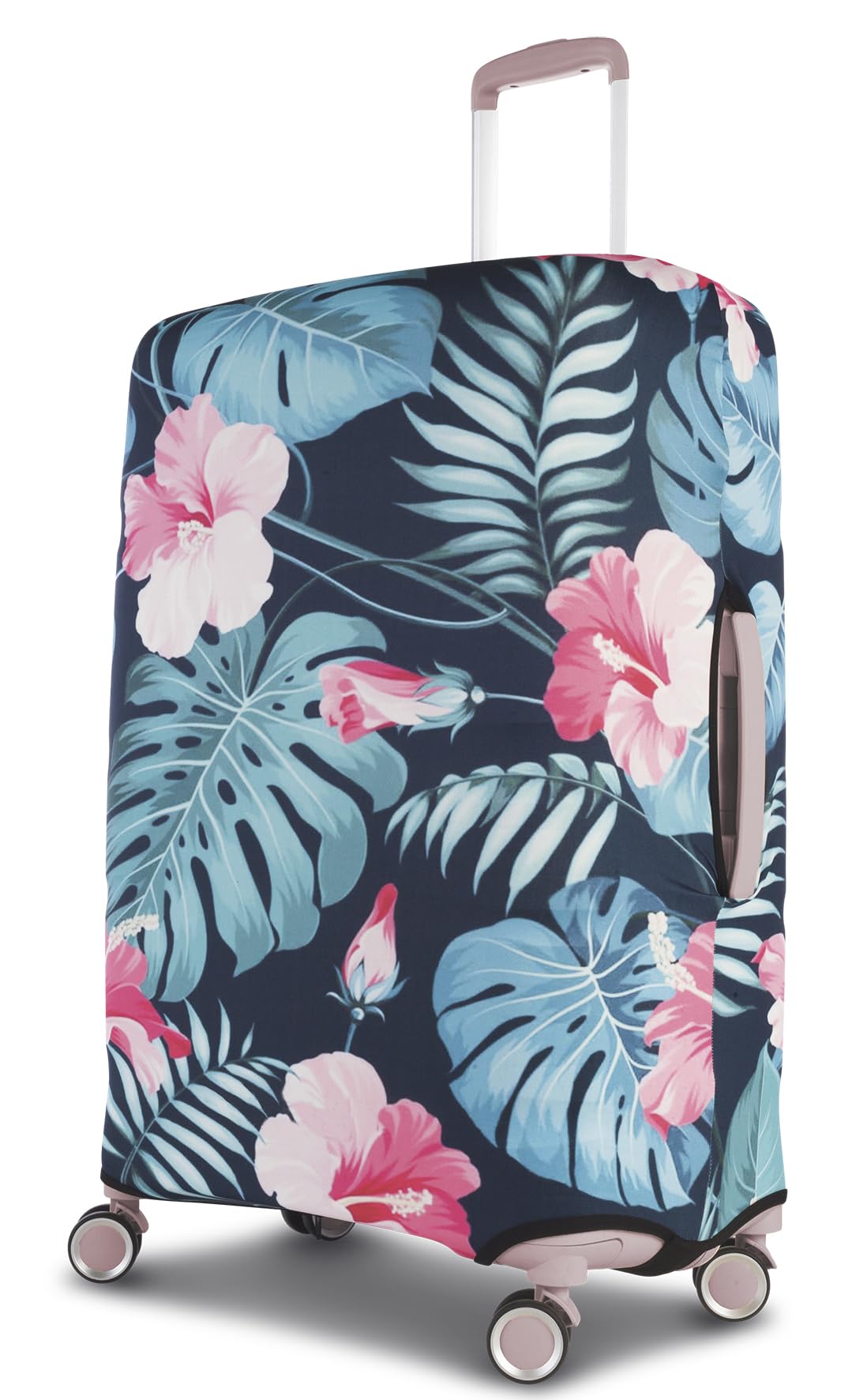 Worldpack Koffer-Schutzhülle M Petrol (Bunt) - Gepäckschutzhülle aus Stretch-Material