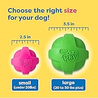 Vista 7 de Hartz DuraPlay - Juguetes perfumados para perros con aroma a tocino, tamaño pequeño (varios colores)