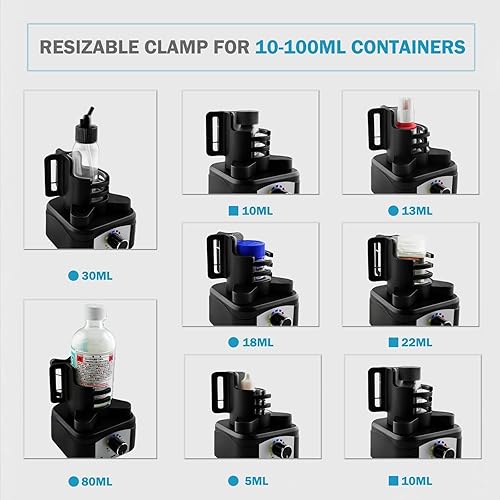 Miniatura 4 de Mini mezclador de vórtice, 500-3200 rpm, modelo de velocidad ajustable, herramienta de mezcla de pintura manos libres, adecuada para pinturas