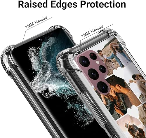 Miniatura 4 de Funda de teléfono personalizada para Samsung Galaxy S22 Ultra 5G NO es compatible con S22 Plus, funda de teléfono con foto, funda de fotos