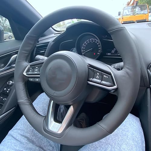 Miniatura 2 de Fundas de volante para Mazda CX3 CX5 20172018, cubierta personalizada para volante de automóvil, accesorios interiores para automóviles