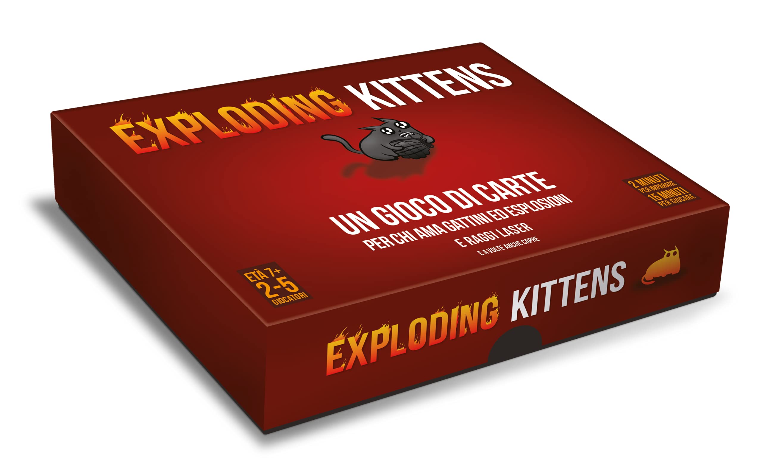 Asmodee Throw Throw Burrito - Gioco Da Tavolo Edizione In Italiano (8535 Italia) & - Exploding Kittens, Gioco Di Carte, Edizione In Italiano, 8540