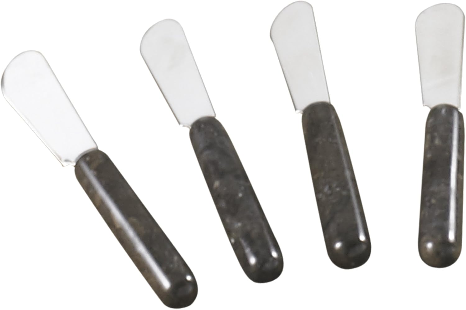 Elevate Your Dining Experience: Natural Serpentine Handle Cheese Spreader Set