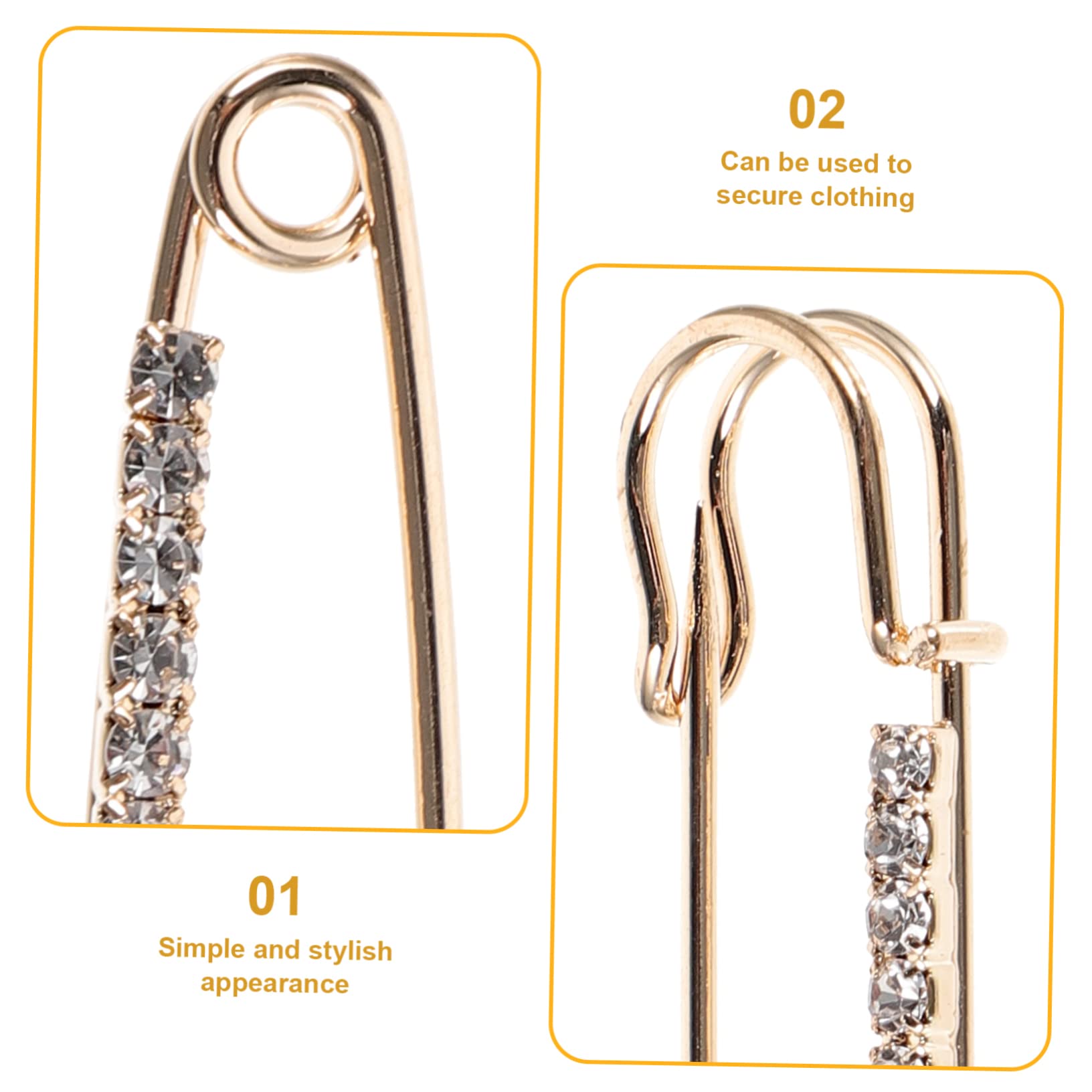 Operitacx 48stücke Wasserperlenschmuck Sicherheitsnadeln Brosche Für Kleidung Dekorative Sicherheitsnadeln Für Nähen Basteln Und Modeaccessoires
