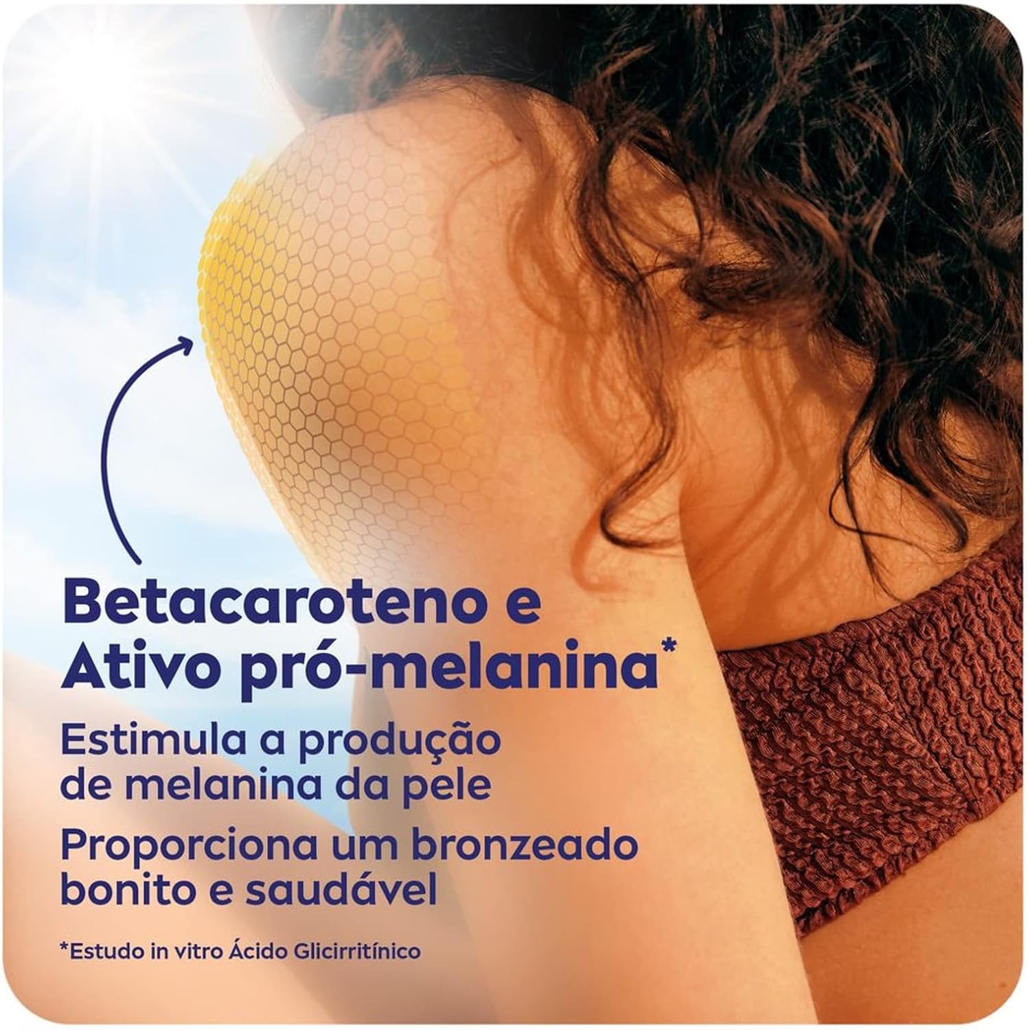 NIVEA SUN Protetor Solar Protect & Bronze FPS15 200ml - Com ativo de pró melanina, resistente à água, protege dos raios UVA/UVB, ajuda a manter a cor bonita e uniforme por mais tempo NIVEA SUN Protetor Solar Protect & Bronze FPS15 200ml - Com ativo de pró melanina, resistente à água, protege dos raios UVA/UVB, ajuda a manter a cor bonita e uniforme por mais tempo