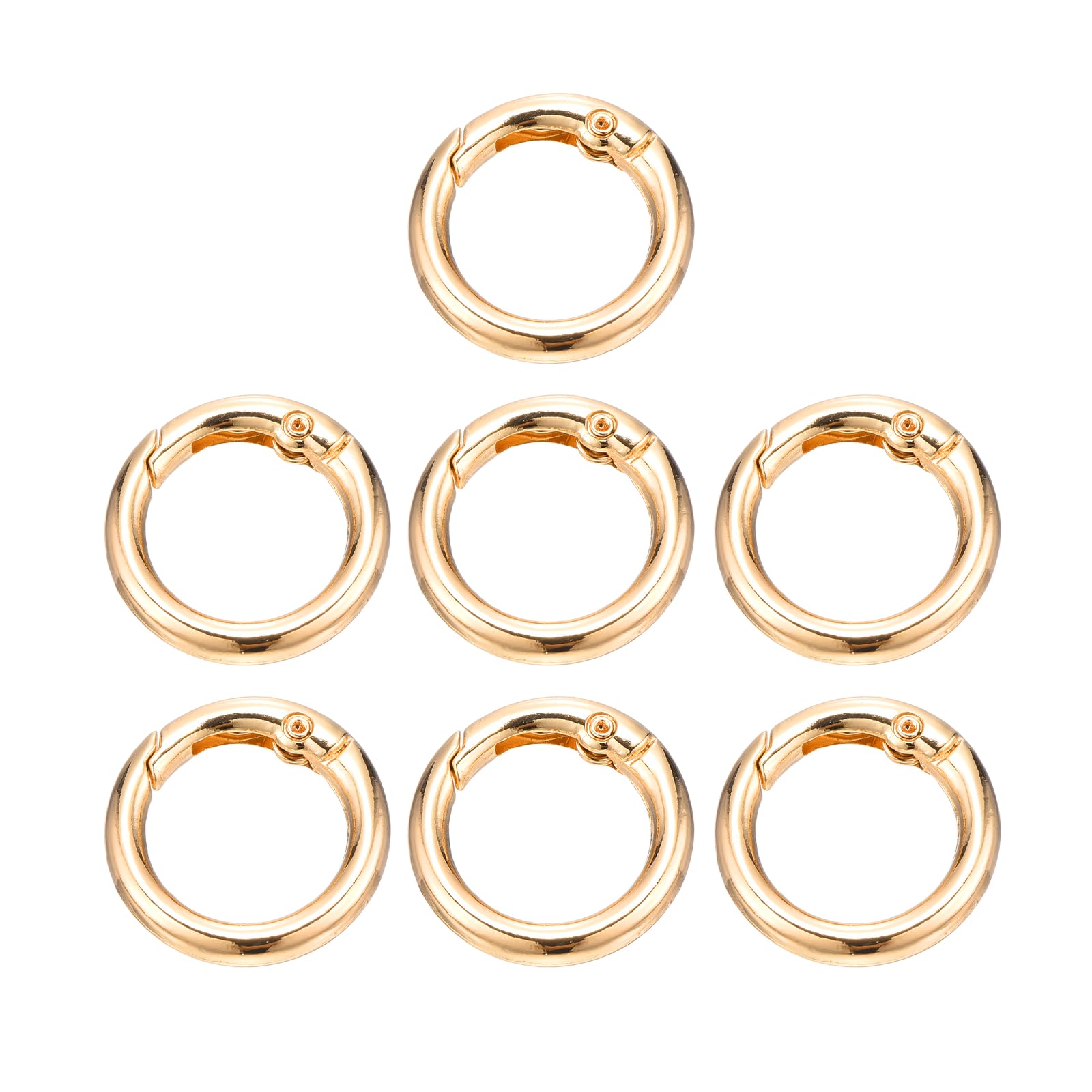 PATIKIL 7 Pcs Metal Spring O Rings