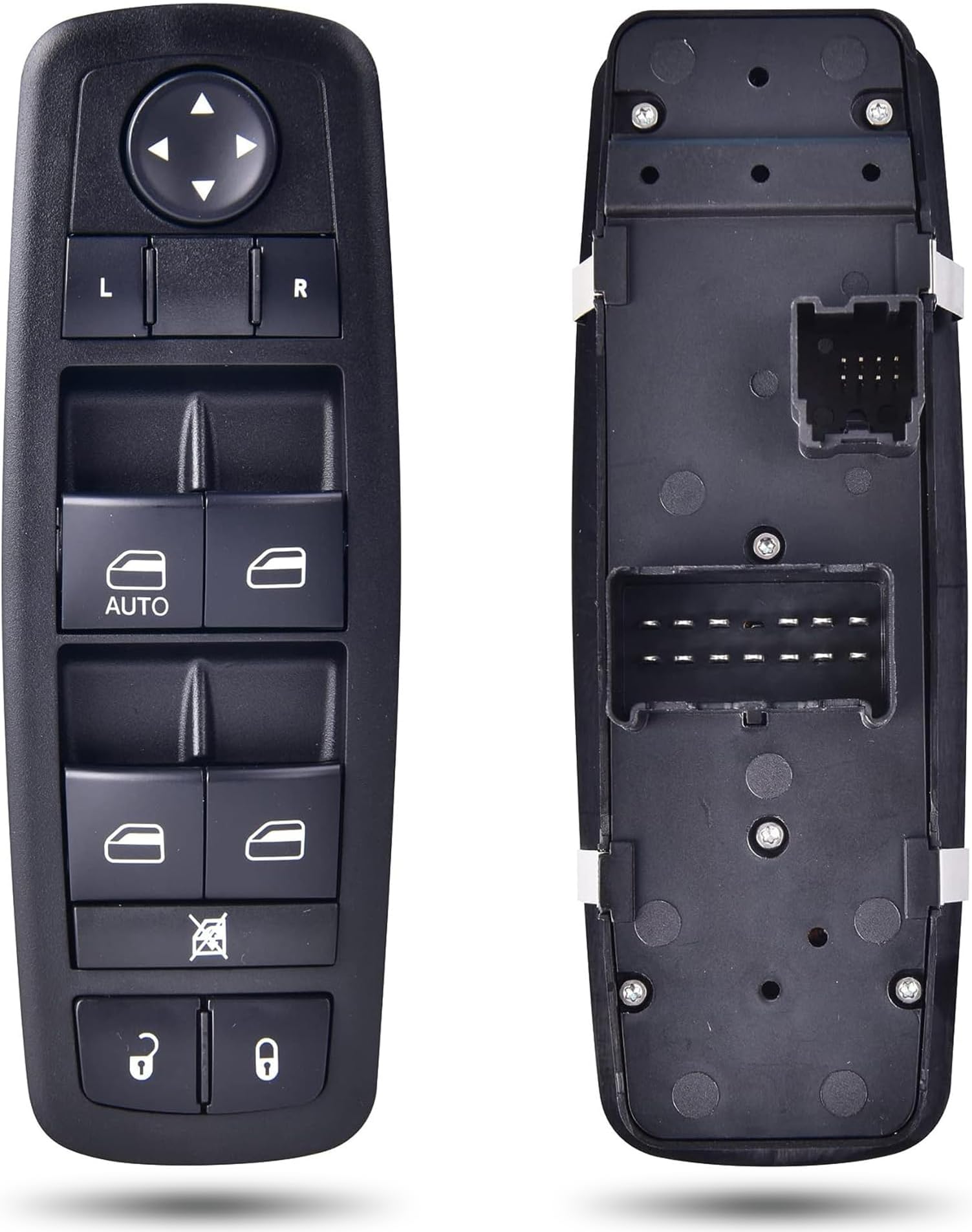Driver Side Master Power Window Switch 8+13 Pins Compatible with 2008-2012 Jeep Liberty 2007-2011 Dodge Nitro 2009-2010 Dodge Journey Replaces 4602632AH 4602632AF 4602632AB 4602632AG