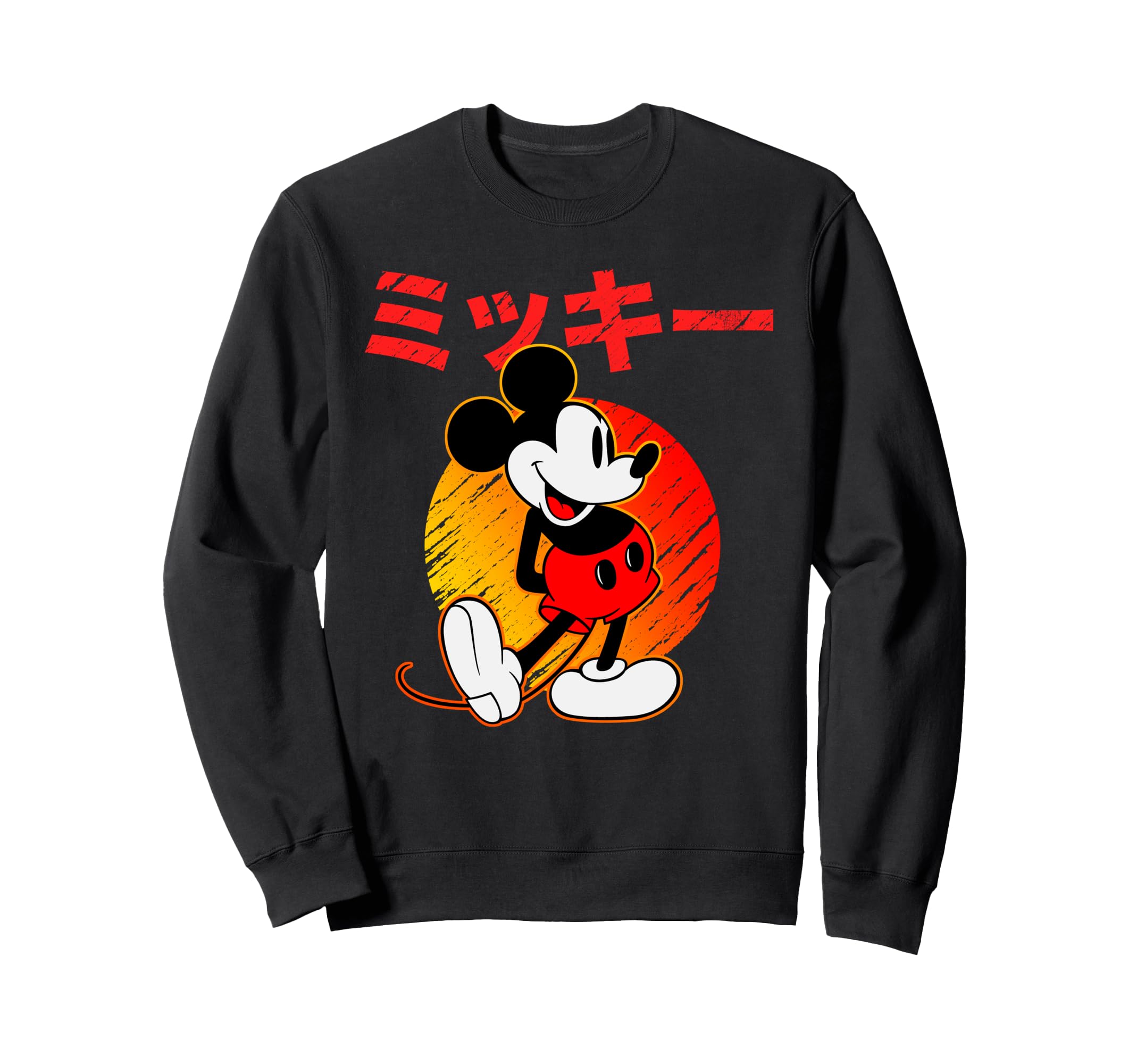 Mickey Mouse Disney katakana pullover idéal pour vos sorties urbaines décontractées - 3