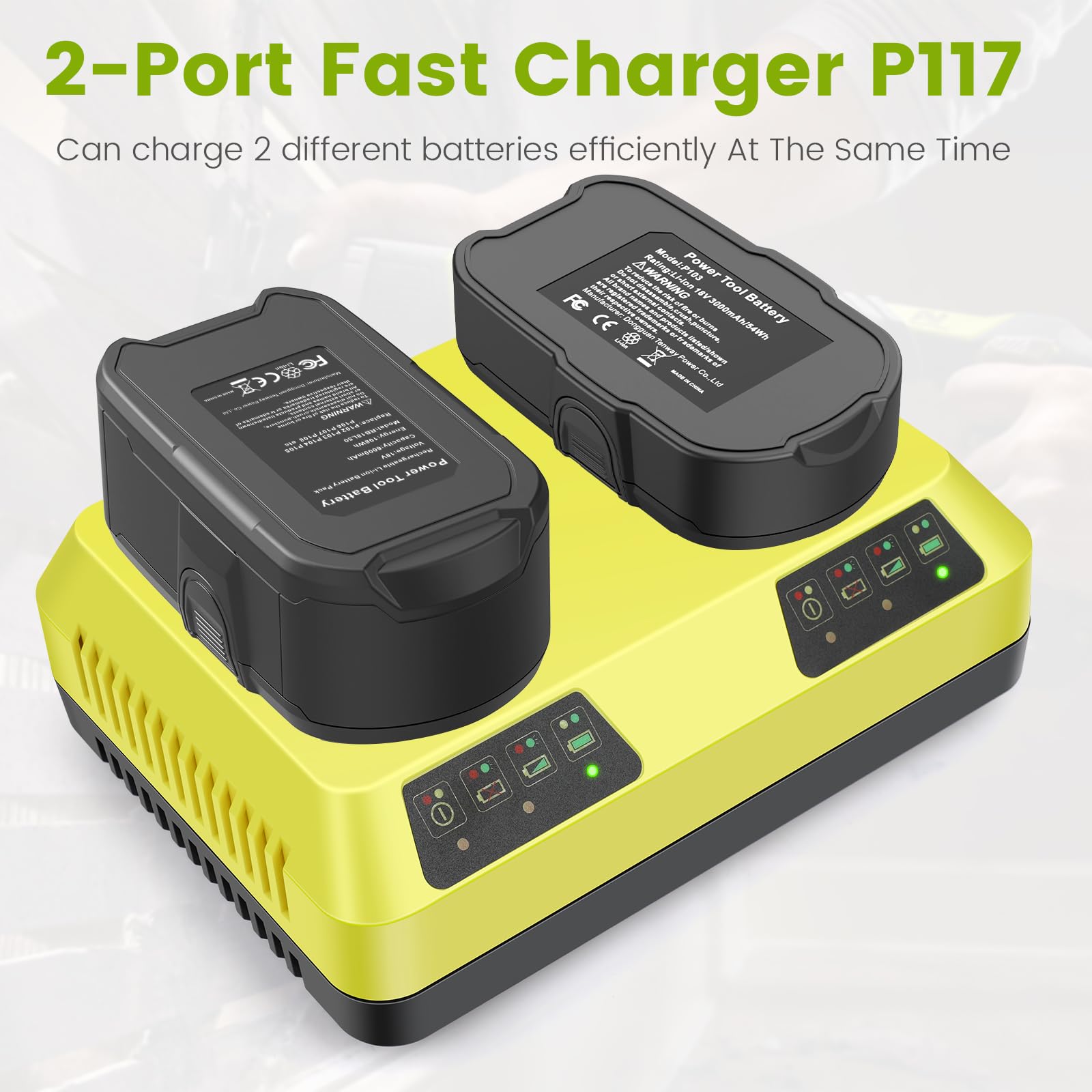 2 stuks 5,0Ah reserveaccu voor Ryobi 18V P108 Li-ion batterij, accu voor Ryobi ONE P104 P105 P107 RB18L50 RB18L40 RB18L25 RB18L15 RB18L13 gereedschapsaccu met LED-display 2 stuks 5,0Ah reserveaccu voor Ryobi 18V P108 Li-ion batterij, accu voor Ryobi ONE P104 P105 P107 RB18L50 RB18L40 RB18L25 RB18L15 RB18L13 gereedschapsaccu met LED-display