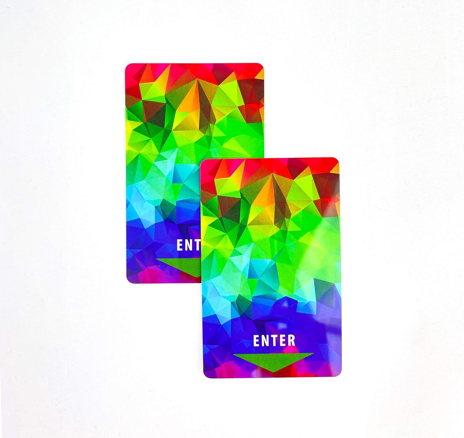 FrontDesk Supply Magnetic Stripe Key Cards for Hotel and Motel Multicolor Design (Set of 500)