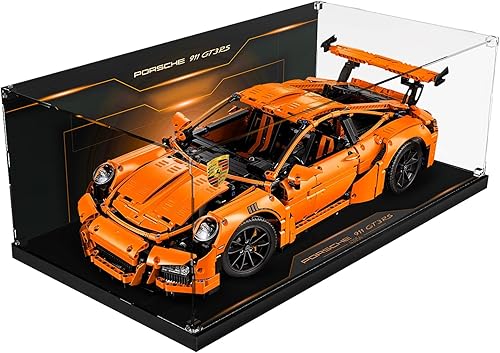 Vitrina de acrílico para Lego 42056 Porsche 911 GT3 RS, kit de construcción de modelo de automóvil, caja transparente a prueba de polvo (modelo Lego