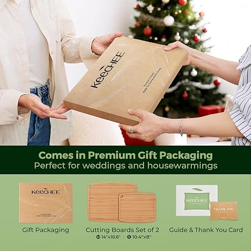 Miniatura 8 de Dishwasher Safe Bamboo Cutting Boards Durable Lightweight Wood Cutting Board for Busy Kitchen, Easy Storage & Clean Wooden Chopping Boards with