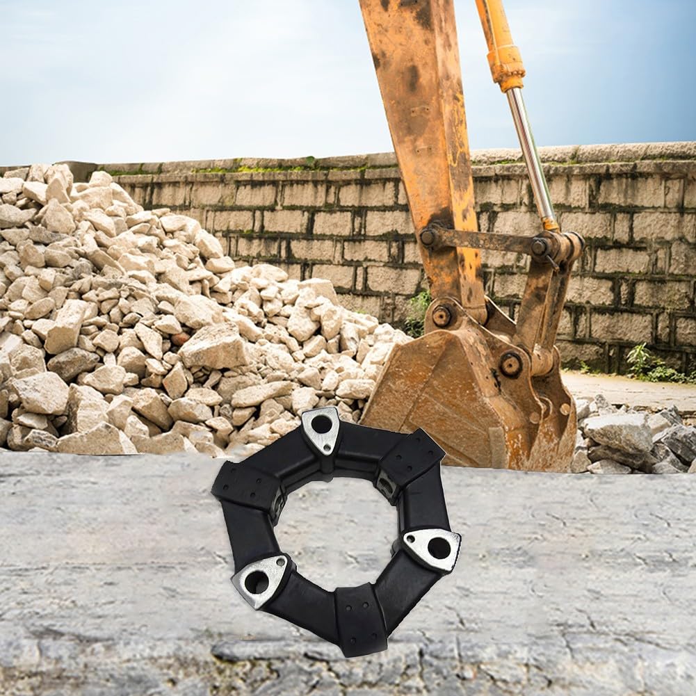 16AS Raccord en caoutchouc pour Centaflex CF-A-16 Series, compatible avec PAT 778322 3633643, pièce de rechange d'équipement lourd, métal argenté