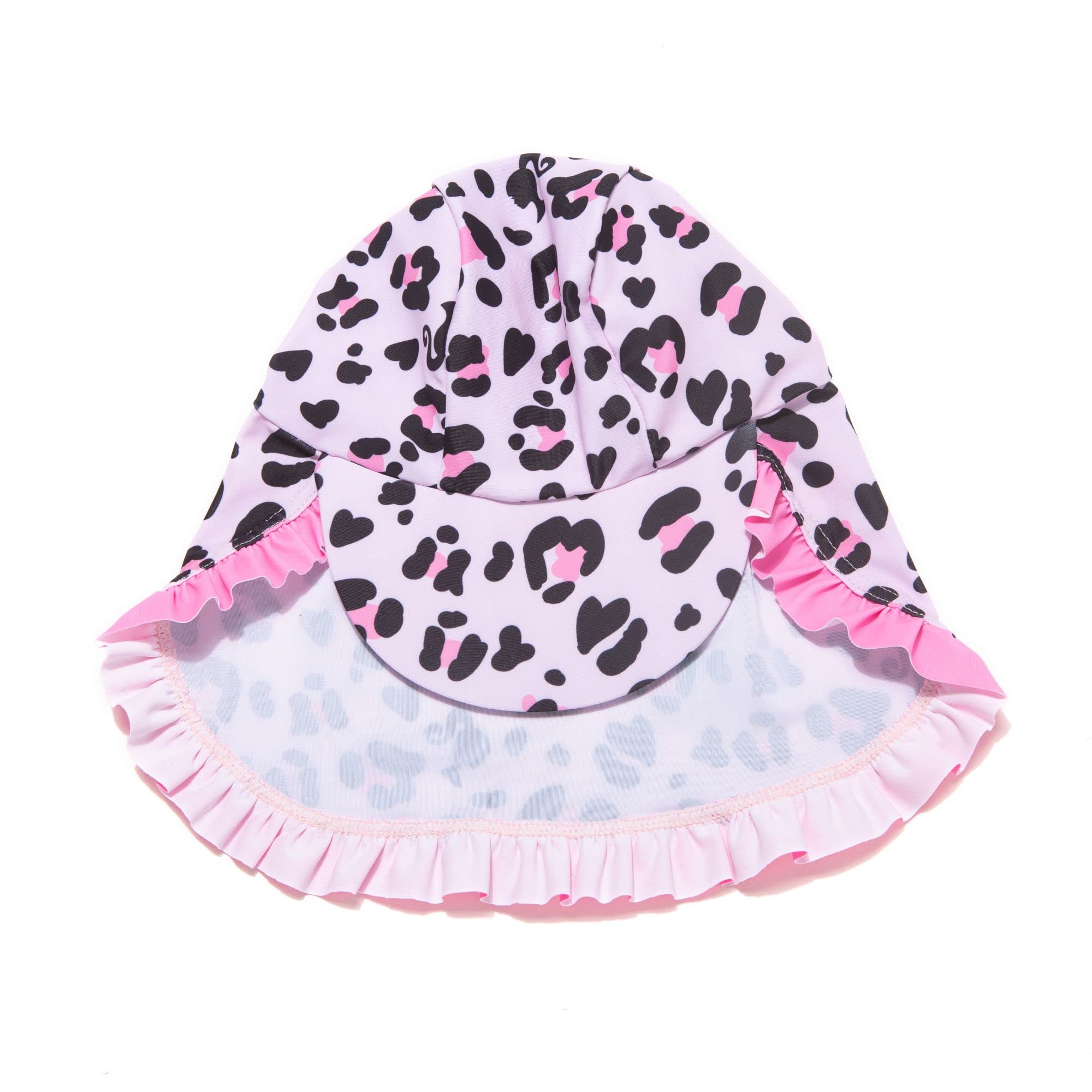 BONVERANO Maillot de Bain Une pièce à Manches Longues pour bébés Filles Protection UV 50+ avec Bonnet de Bain