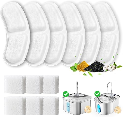 Miniatura 12 de Fuente de agua para gatos de acero inoxidable, dispensador de agua automático silencioso para perros, apagado automático seguro, fuente de agua