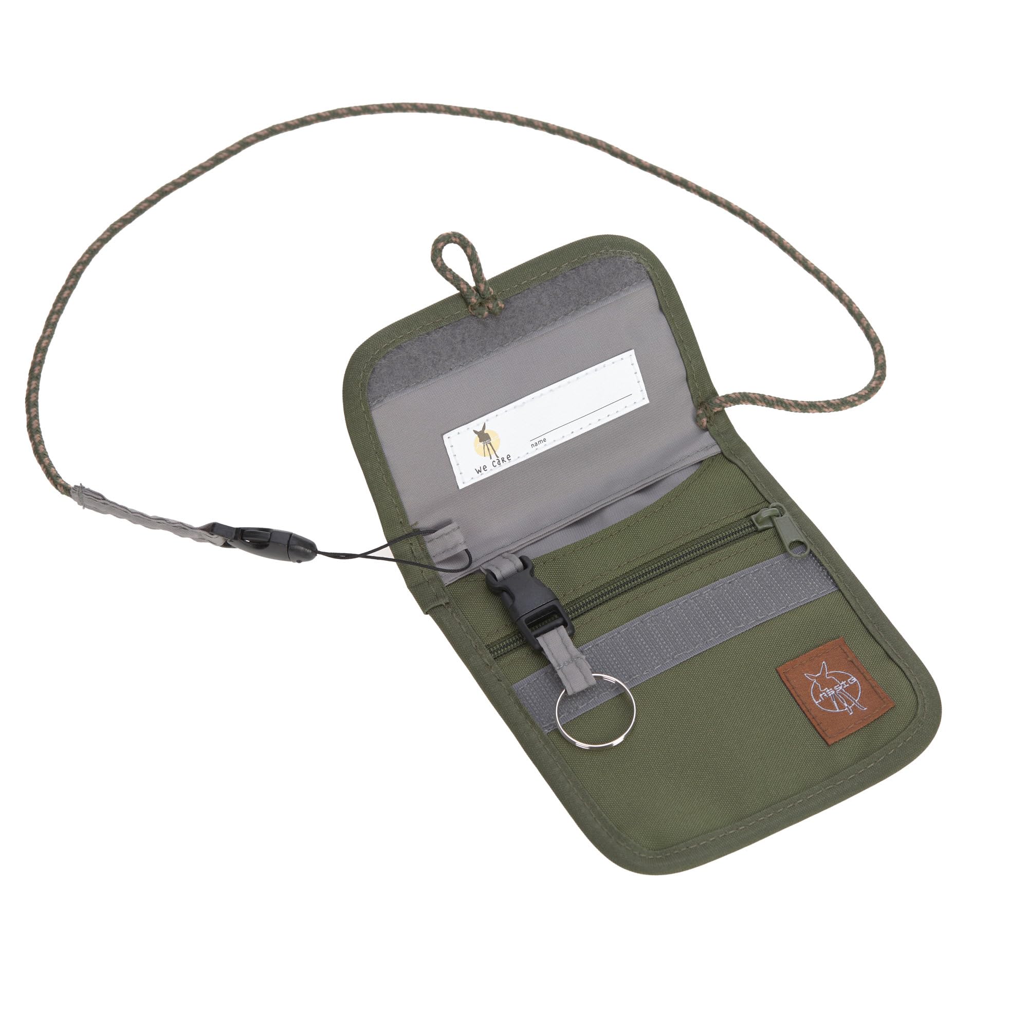LÄSSIG 7-teiliges Schulranzen Set Kinder/School Set Boxy Unique olive